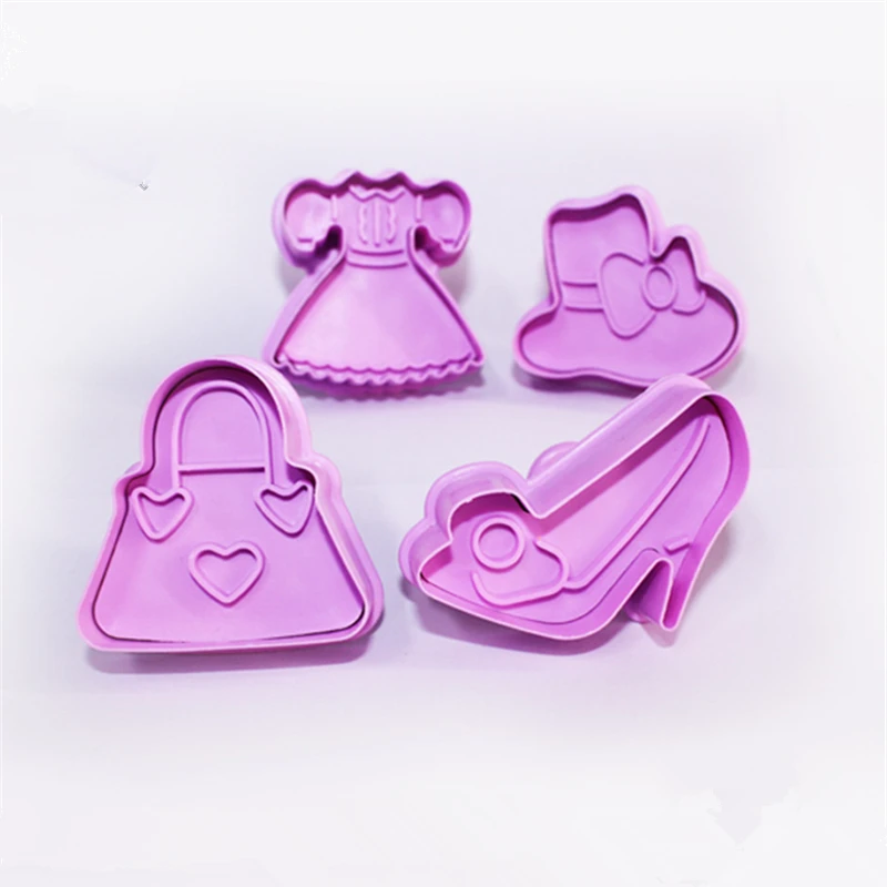 

Clothing Series (hat dress clothes shoes) Fruit Cutters sset DIY Cookie Cake Biscuit Sugar Cake Mold Cake Decoration