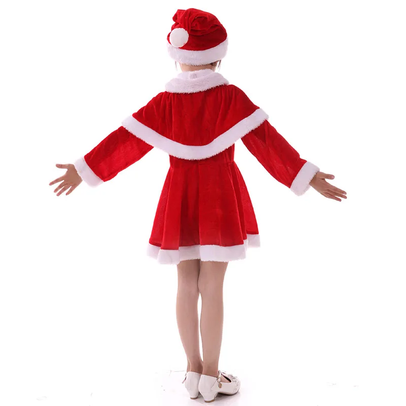 Рождественский костюм Санта Клауса для маленьких мальчиков/девочек комплект из 3