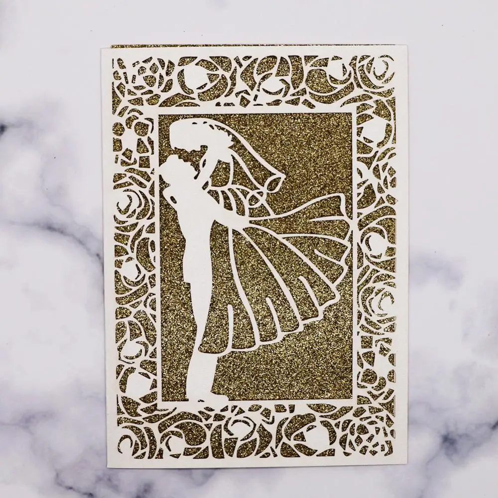 20 шт./лот китайские красные Пригласительные открытки для свадебной церемонии