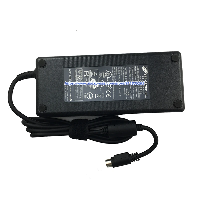 Оригинальный FSP FSP150-AHAN1 12V 12.5A 150W AC адаптер Зарядное устройство LACIE P/N 714111 CRESTRON