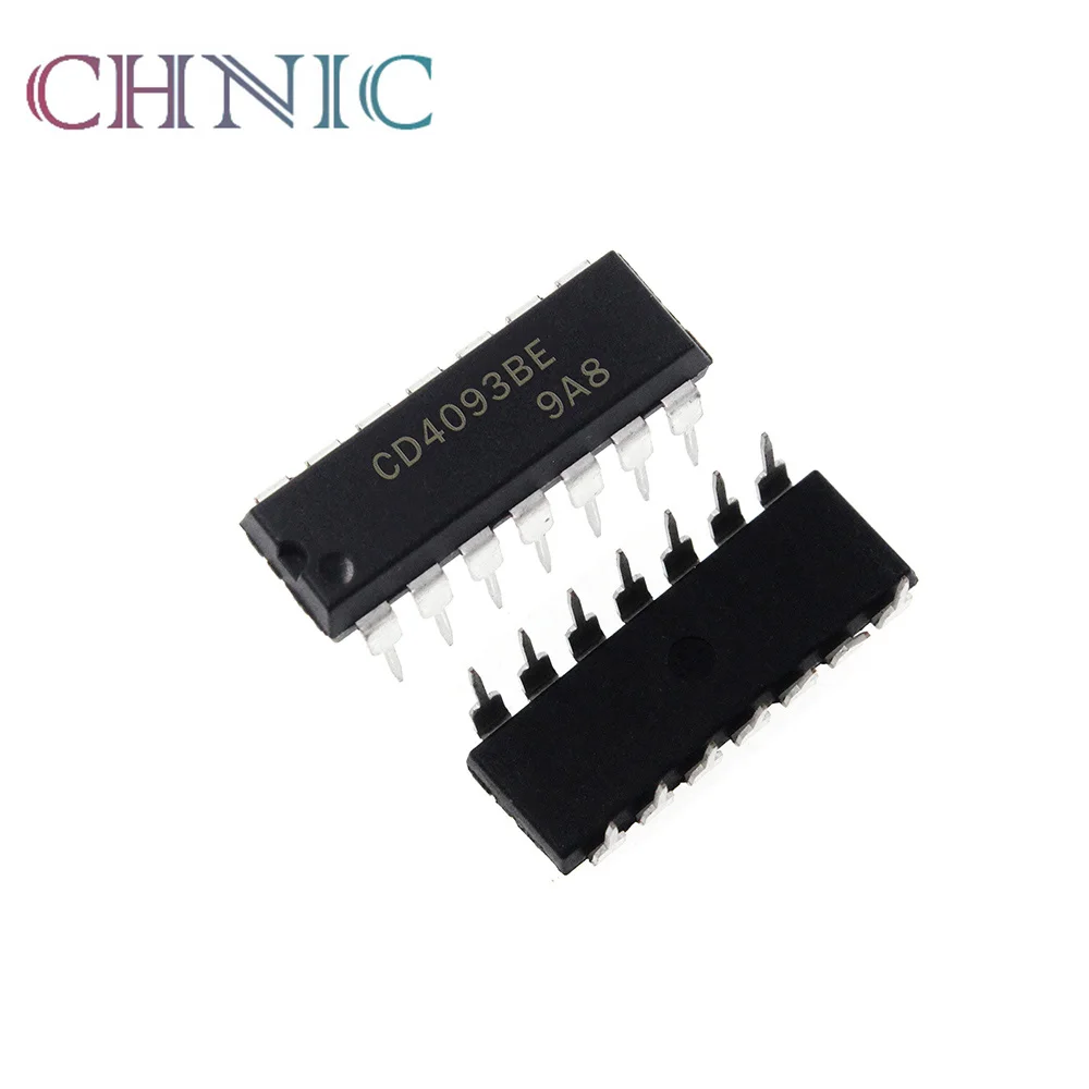 

10PCS CD4093BE HCF4093BE DIP14 CD4093 DIP 4093 DIP-14 4093BE new and original IC