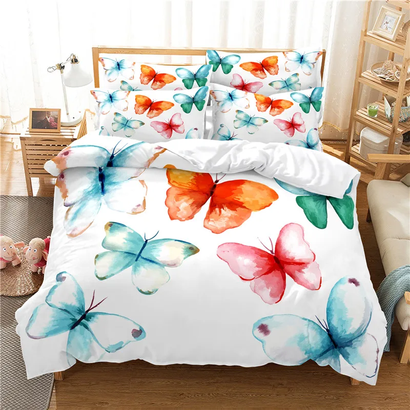 

Fantasy Butterfly 3D Printed Bedding Set Comforter King Queen Full Size Duvet Covers Pillowcase Bedclothes Bed Linen