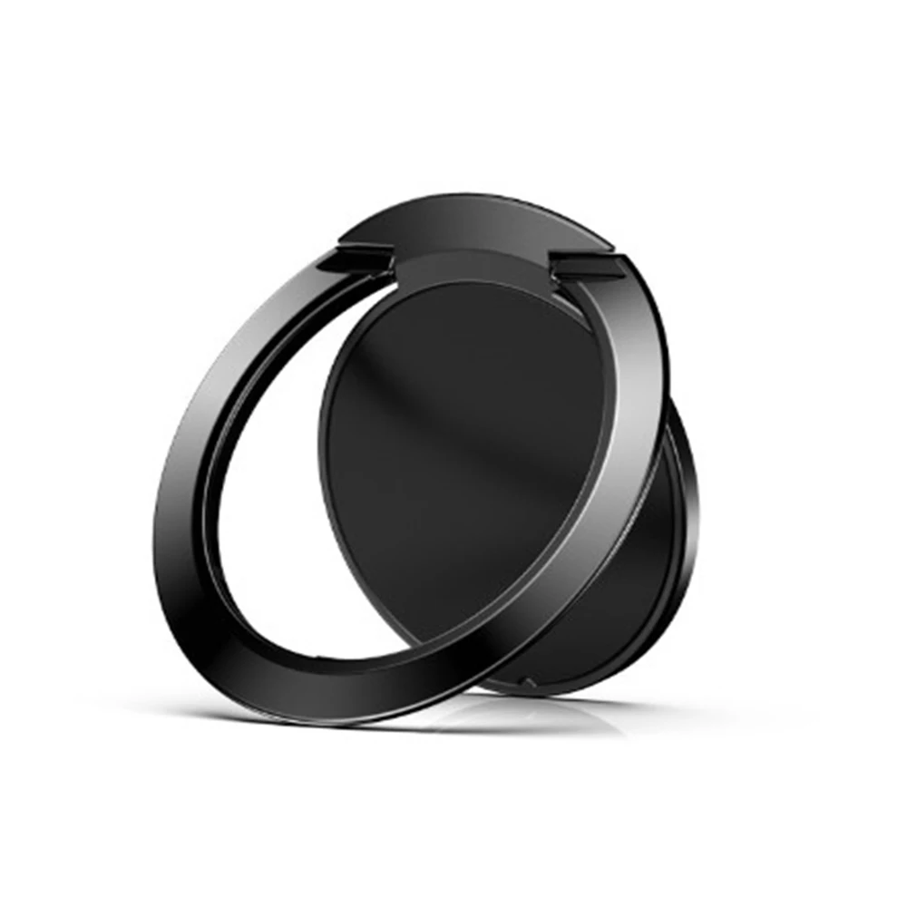 

General Phone finger ring holder 360 Degree stand for iPhone XS Huawei Samsung Smartphone Tablet plain Car Mount Stand