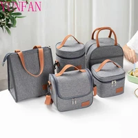 korean version of portable insulation bag work meal bolsa aluminum foil thickened lunch lunch bag fresh keeping picnic sac a dos