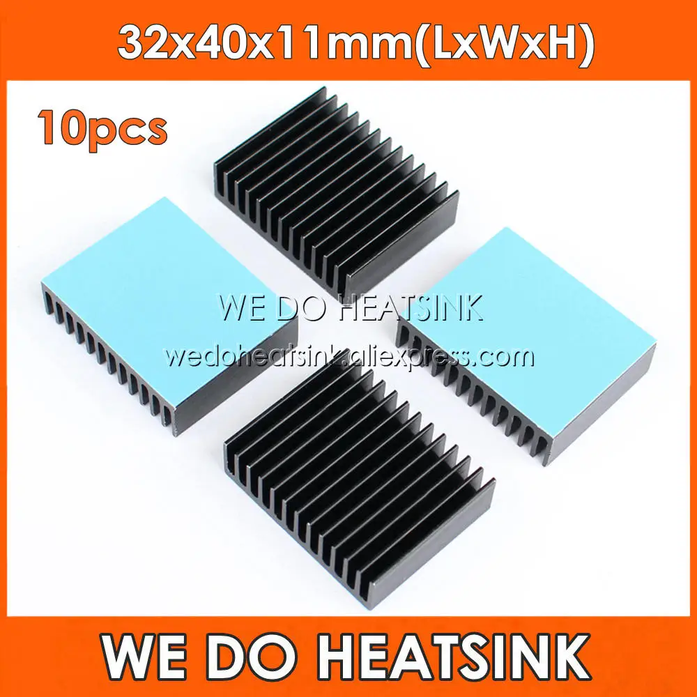 

10 шт., радиаторы для аквариума, 32x40x11 мм