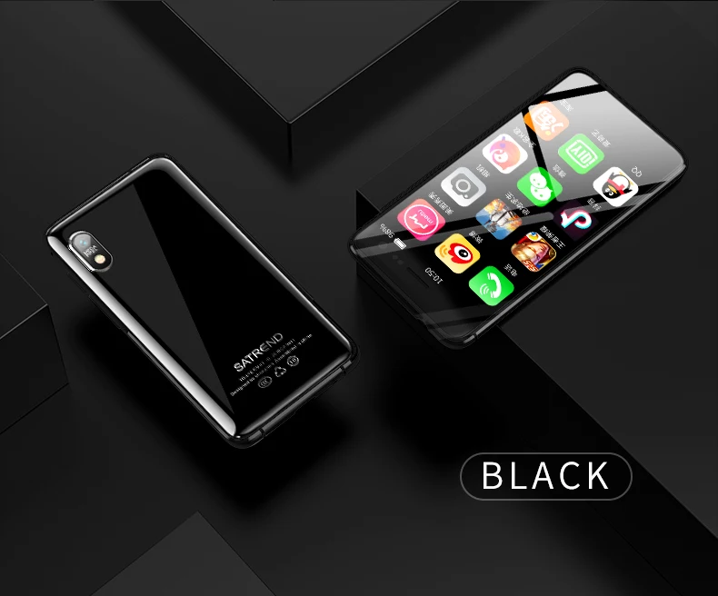 Двойной 4G Карманный смартфон Satrend S11 3,2 дюймов крошечный экран MTK6739 Android 7,1 мобильный телефон для детей Google Play Store