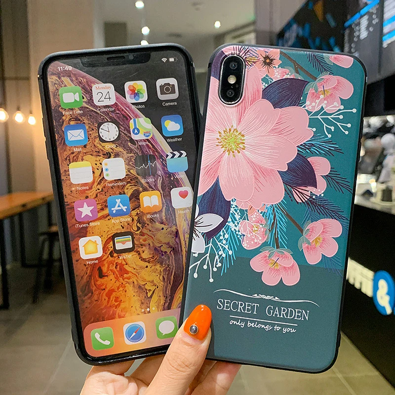 Противоударный мягкий чехол с цветами для Huawei Nova 5i 5t 7i 6se 7se 5 6 7 pro защитный honor X10 20 30