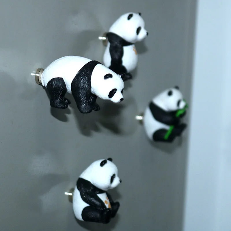 Chinese Panda Cute Magnets Refrigerators Creative 3D Resin Fridge Magnet Souvenir Decor Promotion Christmas Gifts | Дом и сад
