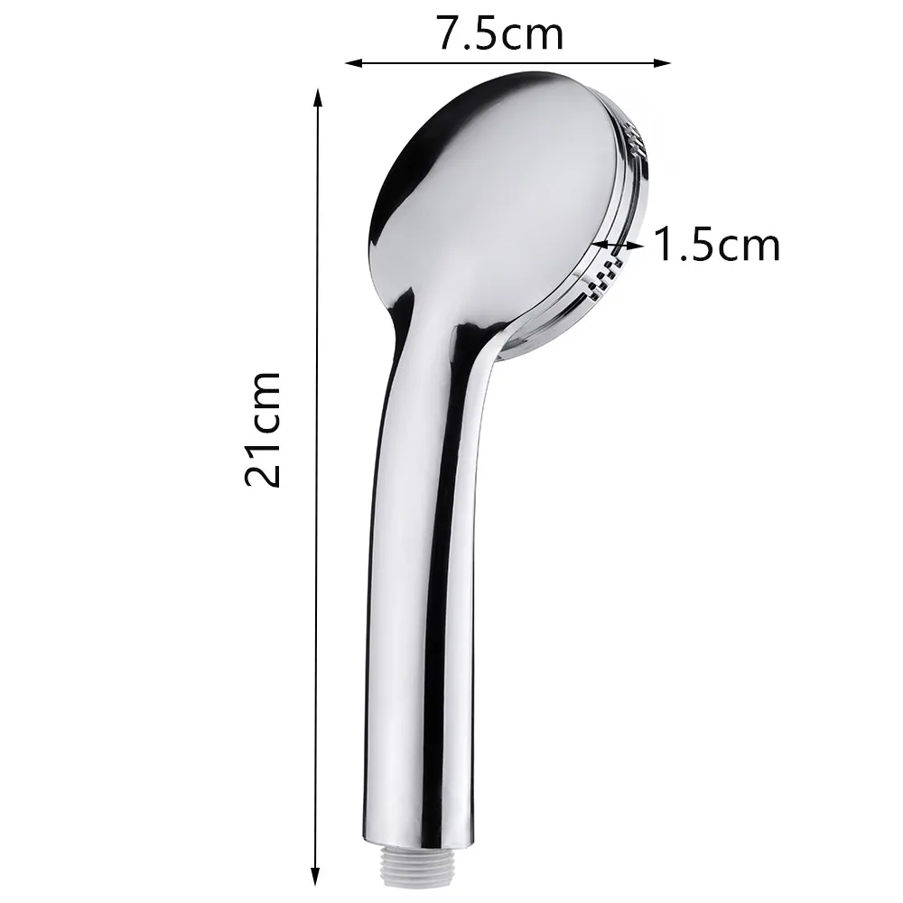 

Pressurized Nozzle Shower Head ABS Bathroom Accessories High Pressure Water Saving Rainfall Chrome Shower HeadBathroom equipment