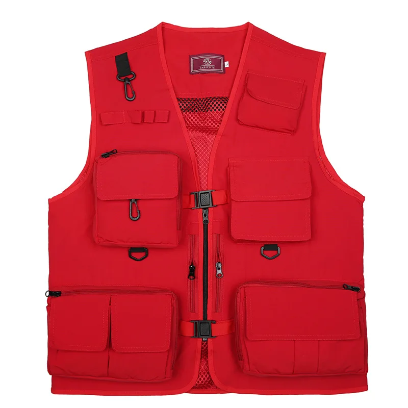 

Outdoor Sport Fishing Vests Quick Dry Breathable Multi Pocket Photography Hiking Hunting Vest Ultralight Mesh Camping Jackets