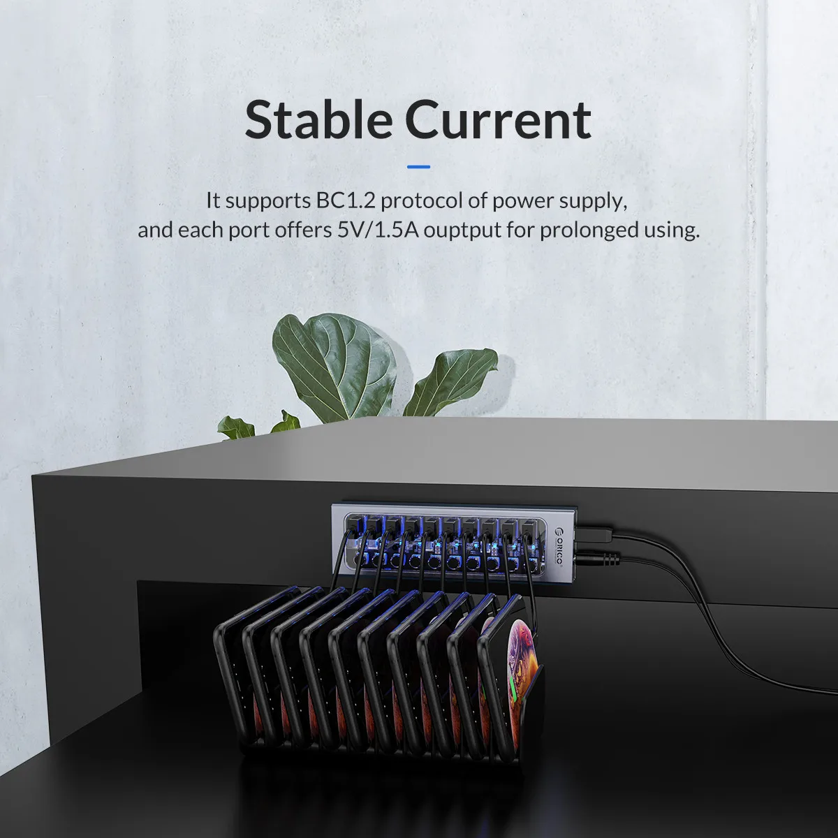 ORICO USB 3.0 HUB Multi 7 10 13 16 Port Aluminum Transparent Splitter With 12V Power Adapter Switch for Industrial Computer | Компьютеры и