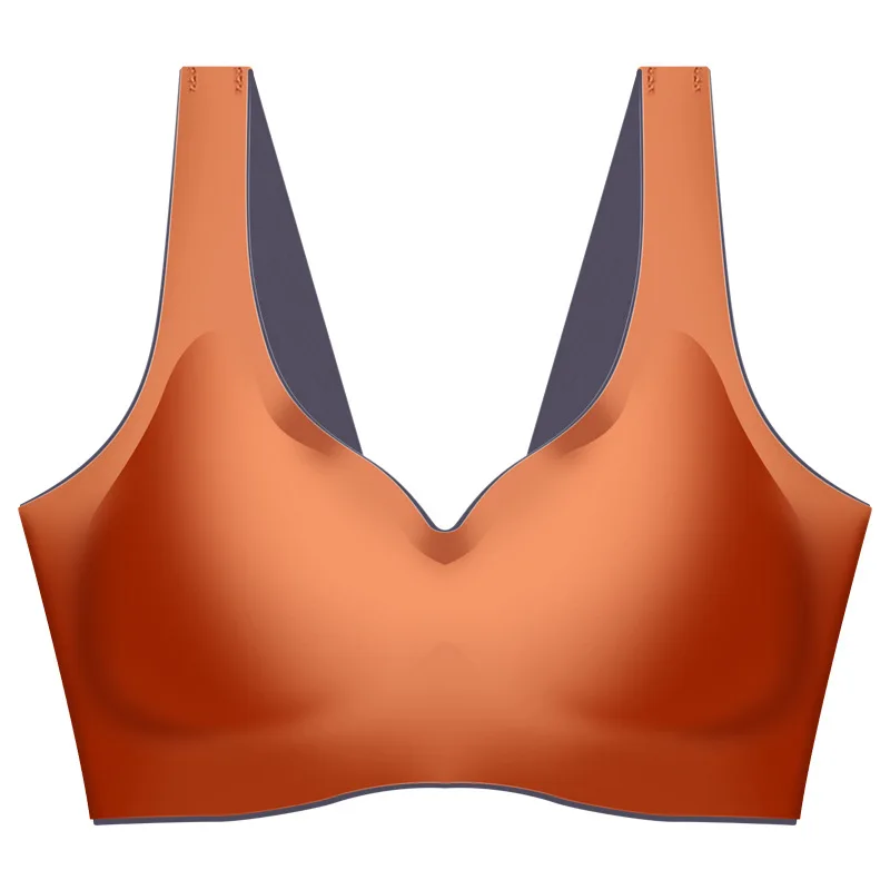 

New Women's Sports Bra, Seamless Push Up Yoga Bra Underwear Wireless Tops,Jogging Vest, Fitness Running Sports Bra Crop Top