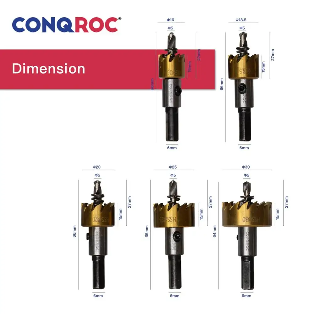 Набор сверл из нержавеющей стали 5 шт. набор железо алюминий открывателей для