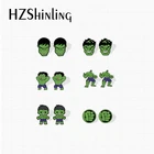 Серьги-гвоздики из эпоксидной смолы и акрила, 2021