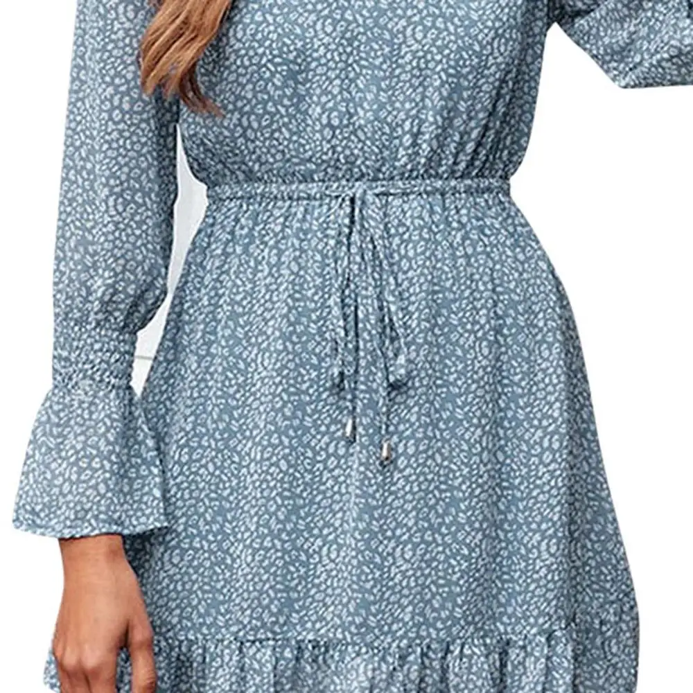 Новинка 2020 женское платье с длинным рукавом базовые повседневные платья высоким