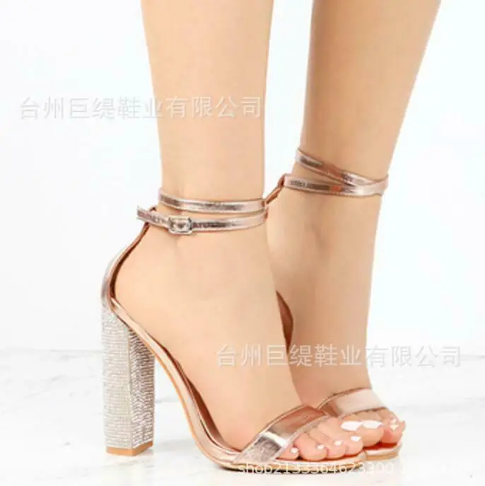 

Womens Open Toe Faux Leathe Chunky Heel Ankle Strap Pumps Court Shoes Mary Janes