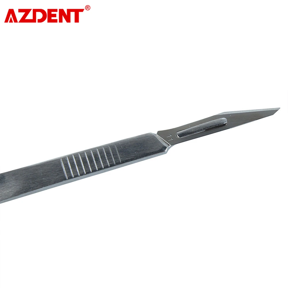 1 предмет зубные 3 # хирургический Скальпель с ручкой 12 5 см Нержавеющая сталь