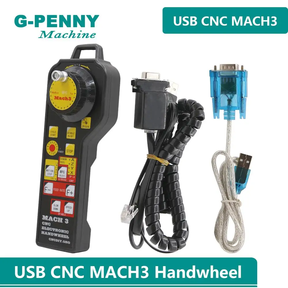 USB CNC Mach3 контроллер MPG Подвеска для 4 оси гравировки фитинги интерфейсная плата