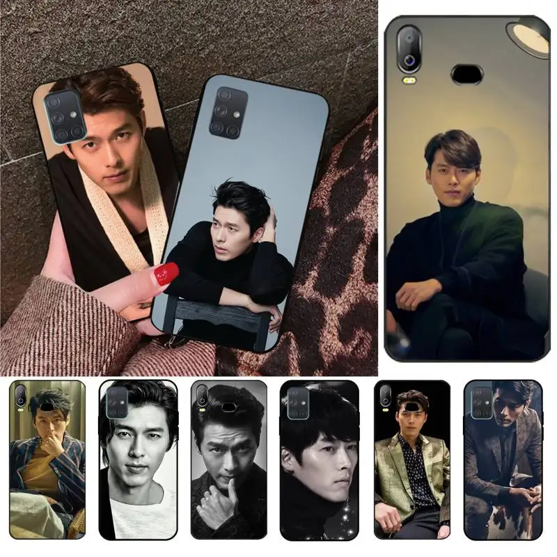 

YJZFDYRM Kpop Star hyun bin Shell Phone Case For Samsung Galaxy A01 A11 A31 A81 A10 A20 A30 A40 A50 A70 A80 A71 A91 A51