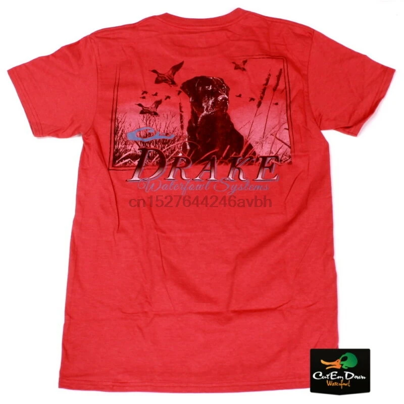 Новая футболка с изображением Дрейка водоплавающей Совы SOUTHERN LAB S Красная Средняя