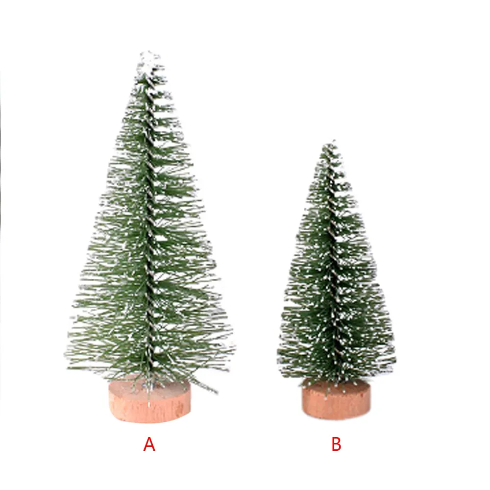 Mini Christmas Tree Small Pine For Home Decorations 2021 New Year Party Decor Gift Tablewear | Дом и сад