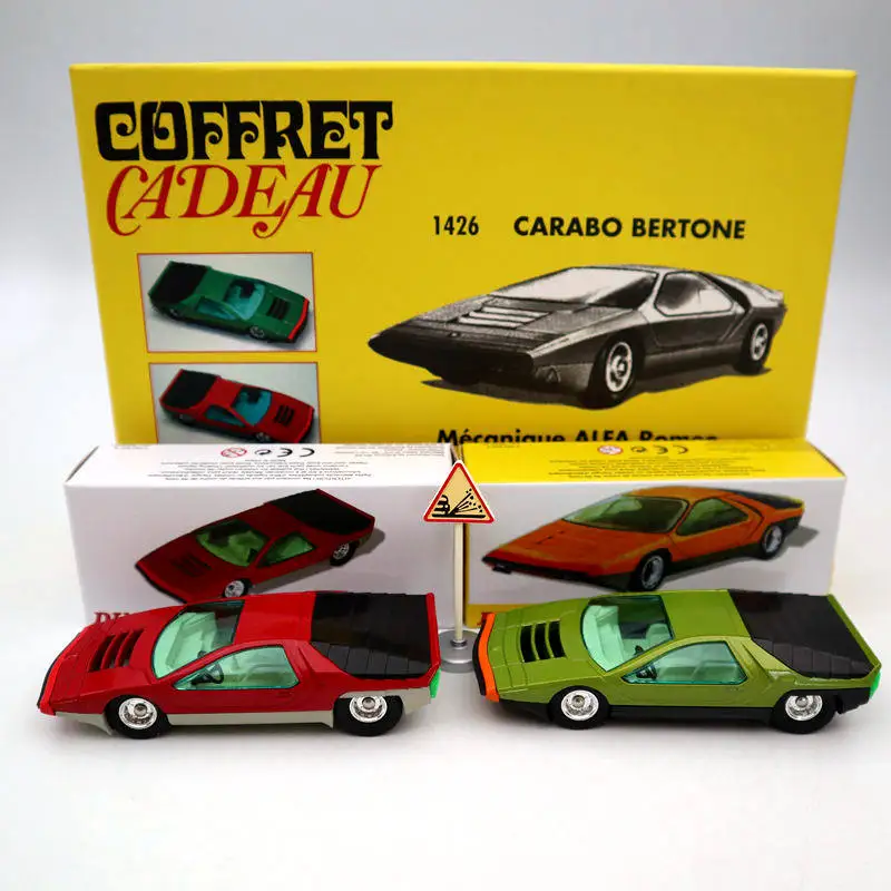 

Набор игрушек Atlas Dinky 1426 1426P, Carabo Bertone mecсоника Alfa Romeo литые модели автомобилей