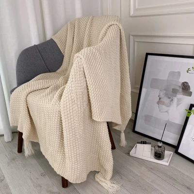 

Одеяло для офиса в скандинавском стиле, вязаное маленькое одеяло для дивана с кондиционером, шаль, покрывало, прикроватное одеяло
