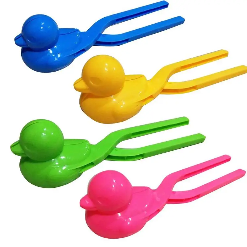

Cartoon Lovely Duck Shaped Snowball Maker Clip Children Outdoor Winter Snow Sand Mold Tool Dropshipping