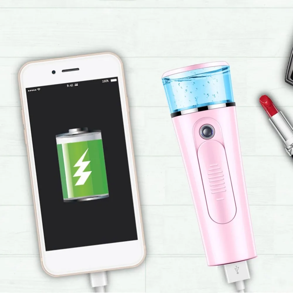 Ручной распылитель тумана 2-в-1 ручной разбрызгиватель с USB-зарядкой новый