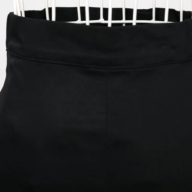 

Summer Lace Ruffles Irregular Women Skirts Belt Black Punk Skirts Gothic Darkness Lady Skirt Casual Sexy Streetwear Skirts