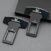 12pcs car seat belt clip extender safety seat belt lock buckle plug insert socket for honda accord 7 hybrid civic cr v cr z crv