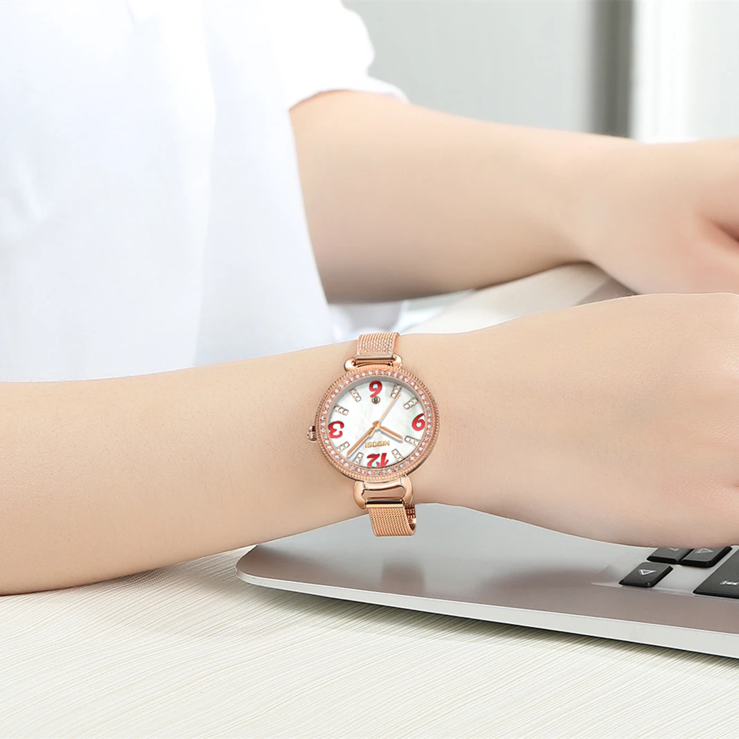 

NIBOSI Women Watches 2317 Top Brand Luxury Shiny Lady Watch Waterproof Beutiful Bracelet Dress Watch Women Relogio Feminino