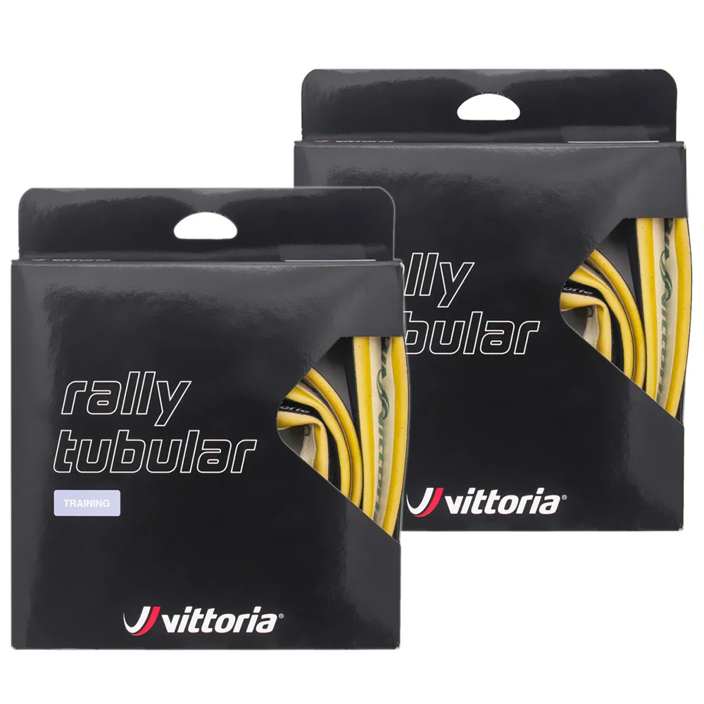 

1-pair Vittoria Rally Tube tires 700c x 23/25mm Black Para 220TPI Training Road racing