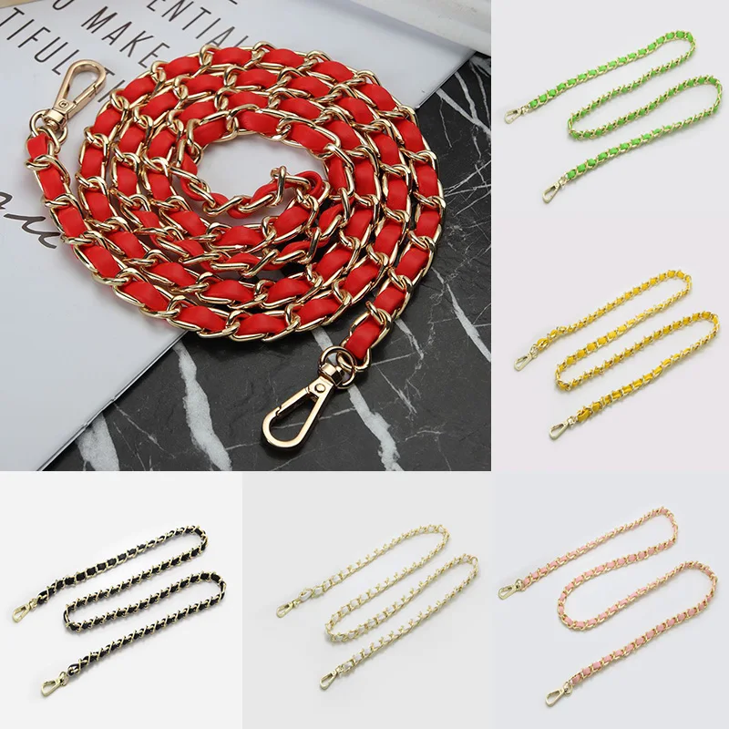 120 см кожаная ручка для кошелька ремешок сумки фурнитура цепочка сумок детали на