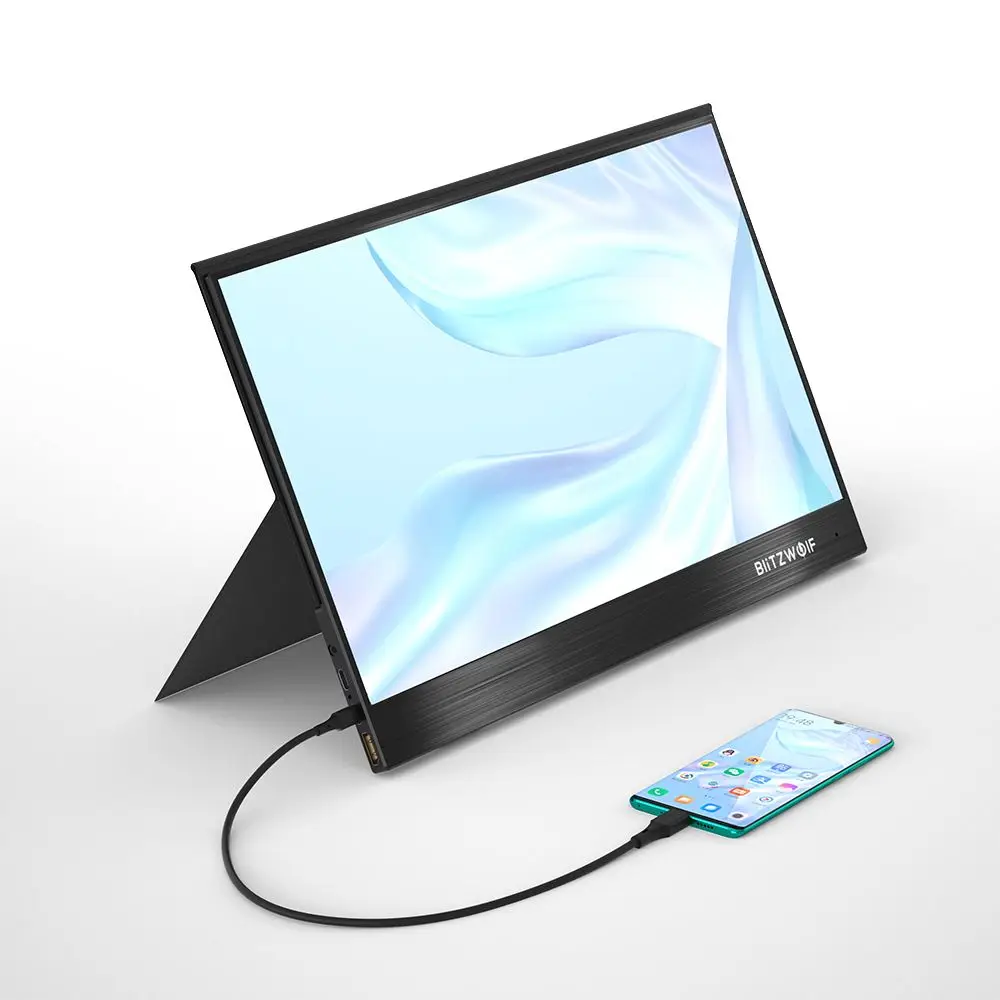 Портативный монитор BlitzWolf BW PCM2 игровой экран 13 3 дюйма FHD 1080P Type C для смартфона