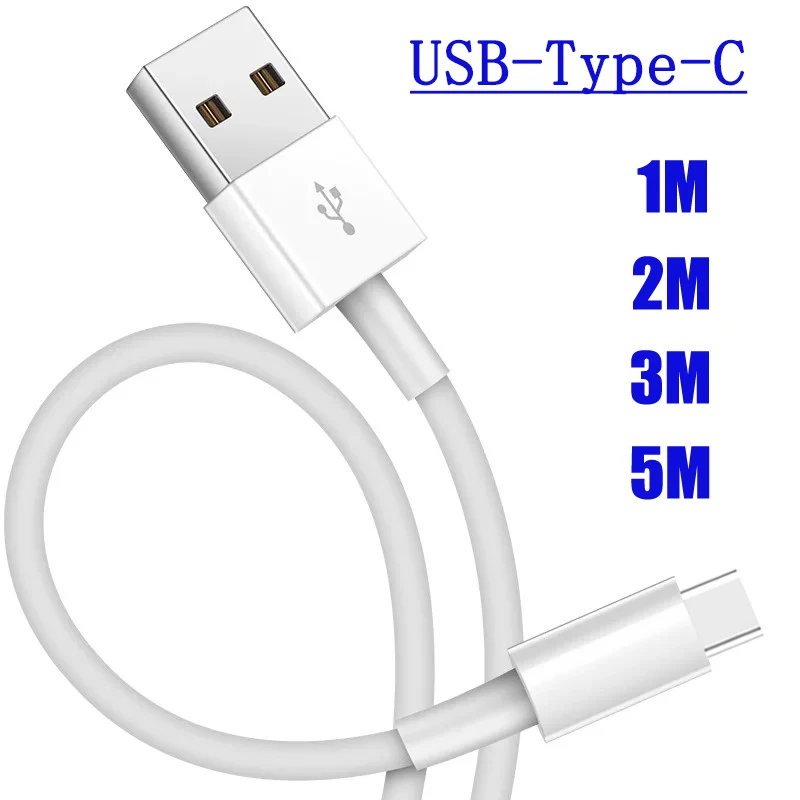 Кабель USB Type-C для Samsung Galaxy S10 S9 S8 Plus OnePlus 6t 1 м 2 3 5 с поддержкой быстрой зарядки