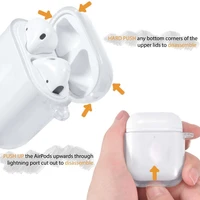 Silicone Case for Apple AirPods 1st  2nd Generation Dust-proof Scratch Resistant Earphone Case