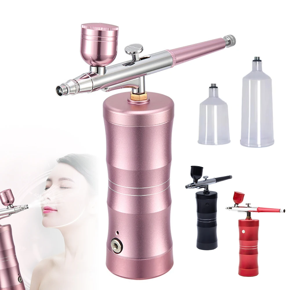 

Spray Gun Kit Mini Action Air Brush Airbrush Compressor Paint Art For Art Craft Model Paint Spraying Hobb Oxygen Face Sprayer