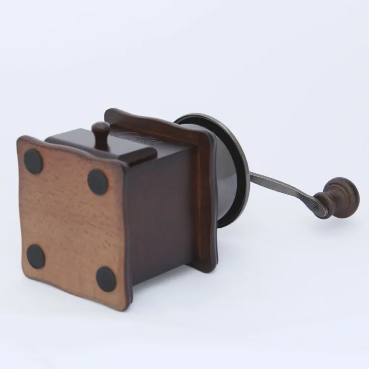Offerte Macinacaffè Manuale Portatile Macinacaffè In Acciaio Inossidabile Antico In Legno Massello Può Macinare Il Pepe A Mano