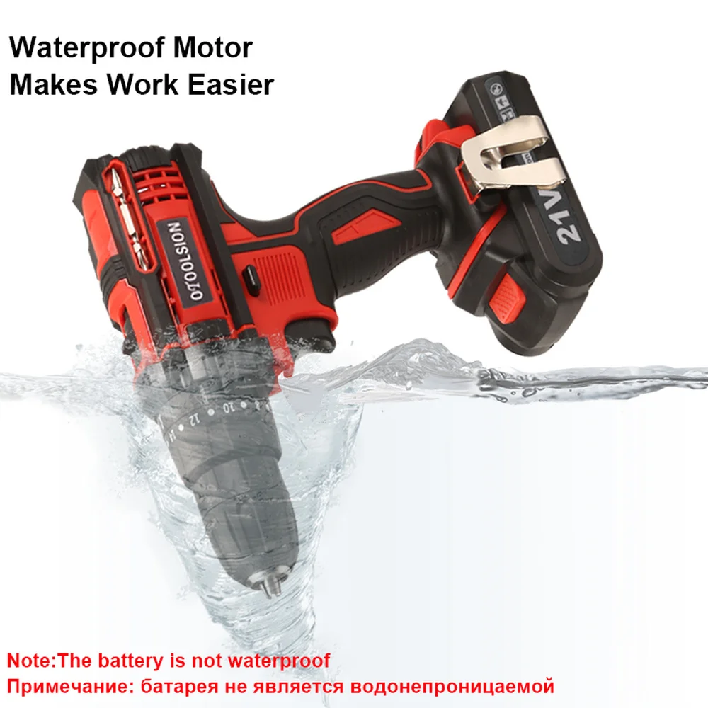 OTOOLSION 21V электрическая шуруповерт с переменной скоростью электрический