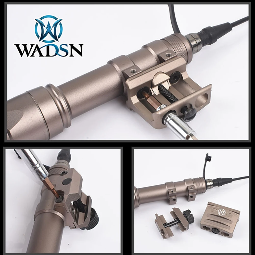 WADSN RM45 крепление для M300 и M600 WADSN страйкбол LaRue тактическое крепление со смещением для M300 M600 светильник аксессуар WEX630