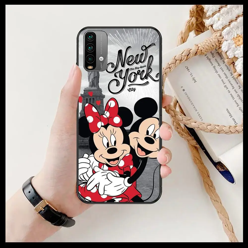 disney minnie mouse phone case for xiaomi redmi 11 lite 9c 8a 7a pro 10t 5g anime cover mi 10 ultra poco m3 x3 nfc 8 se free global shipping