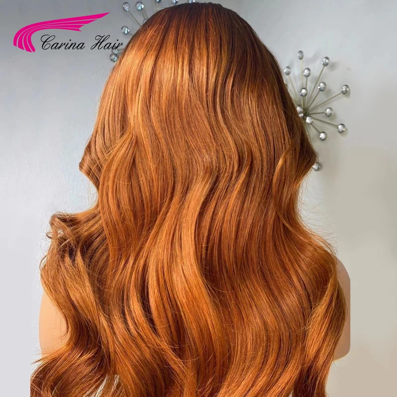 Человеческие волосы спереди парики с детскими волосами Remy 13*4/13*6 волнистые