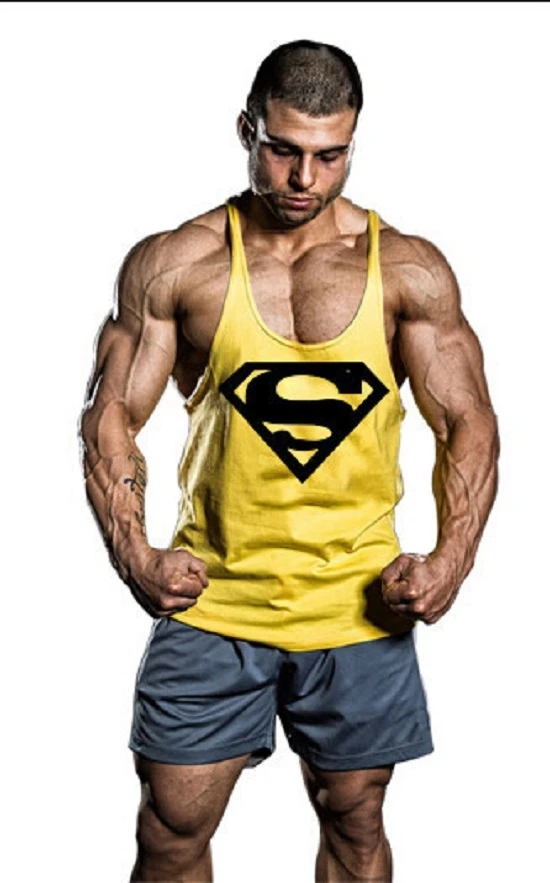 Мужская майка для бодибилдинга мужская тренировок повседневная рубашка фитнеса