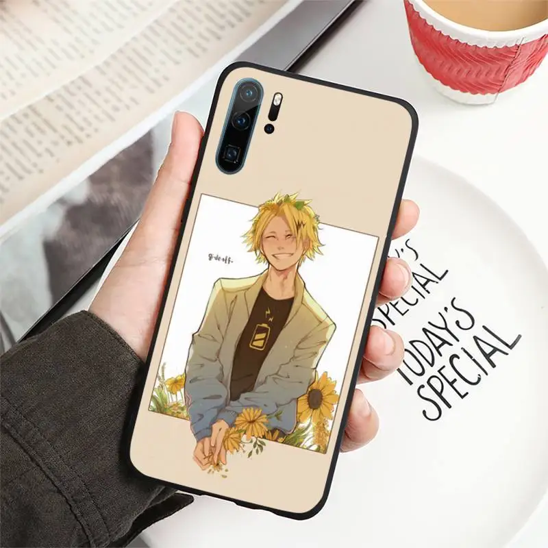 

Denki Kaminari My No Hero Academia Phone Case For Huawei P40 P20 P30 lite Pro P Smart 2019 Mate 40 20 10 Lite Pro Nova 5t
