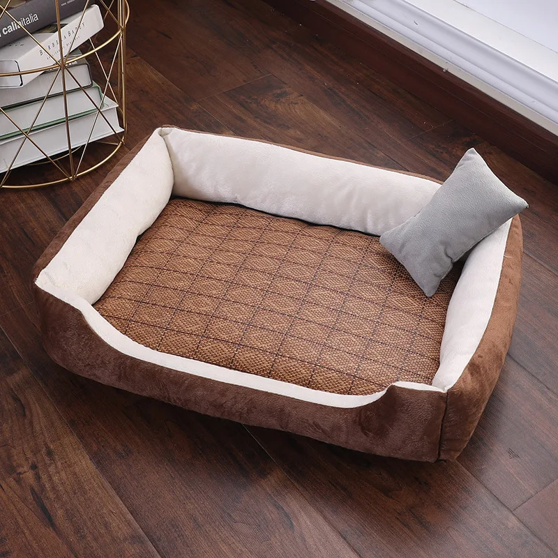 Лежанка для кошек домашних животных собаки мягкая подушка товары больших