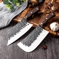 forged chef knife kitchen knife household stainless steel chef sharp chopping knife meat cleaver japanese kitchen