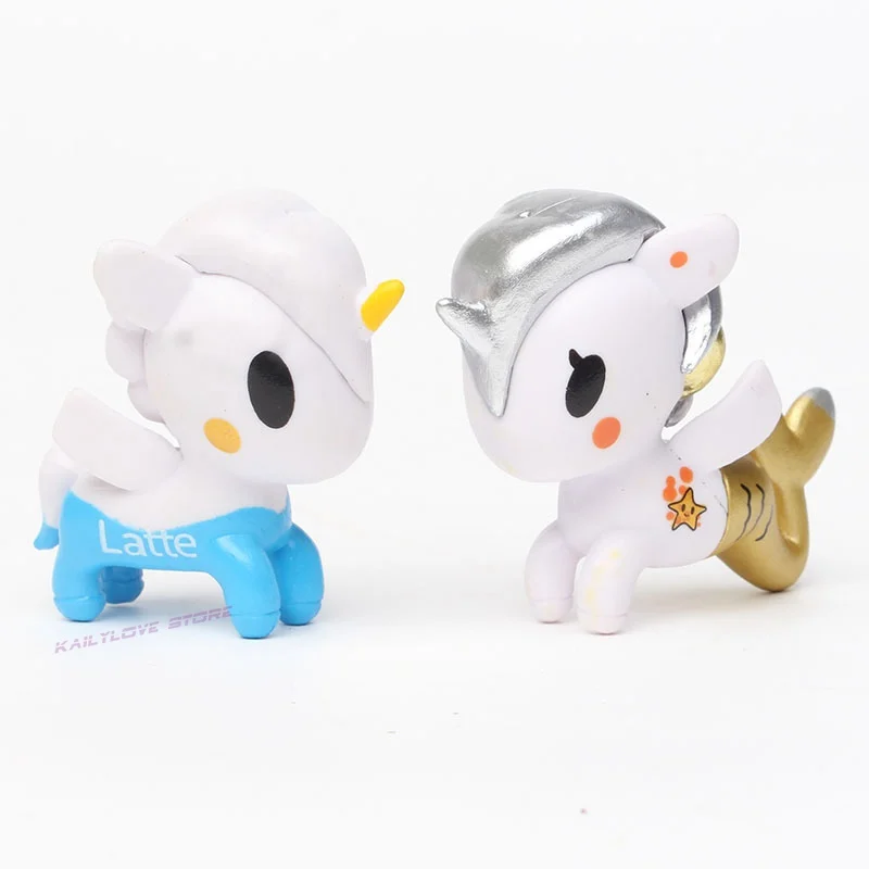 9 шт./лот куклы-единороги лошадь экшн-игрушки фигурки животных подарок на день