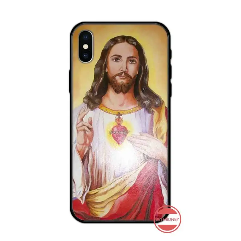 

Jesus Christ God bless you pattern high quality Phone Case for iPhone 11 12 pro XS MAX 8 7 6 6S Plus X 5S SE 2020 XR