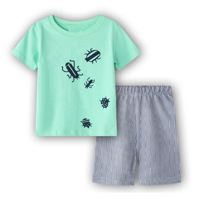 

SAILEROAD Children's Insects Pajamas Set Girls Pajamas Cotton Kids Pyjamas Boys Sleepwear Child Night Wear Clothing Suits